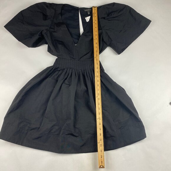 NWT Banana Republic Open Back Mini Dress Women's Size 4 Petite Black - Picture 12 of 16